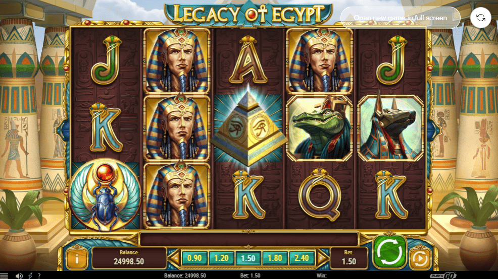 Legacy of Egypt - una propuesta sólida para apostar