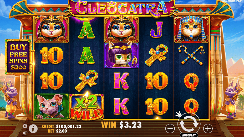 Cleocatra - Una slot nueva sobre faraones