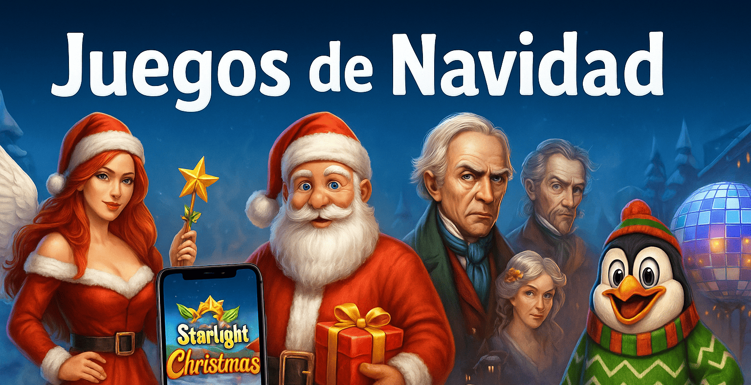 Tragaperras navideñas con Santa Claus
