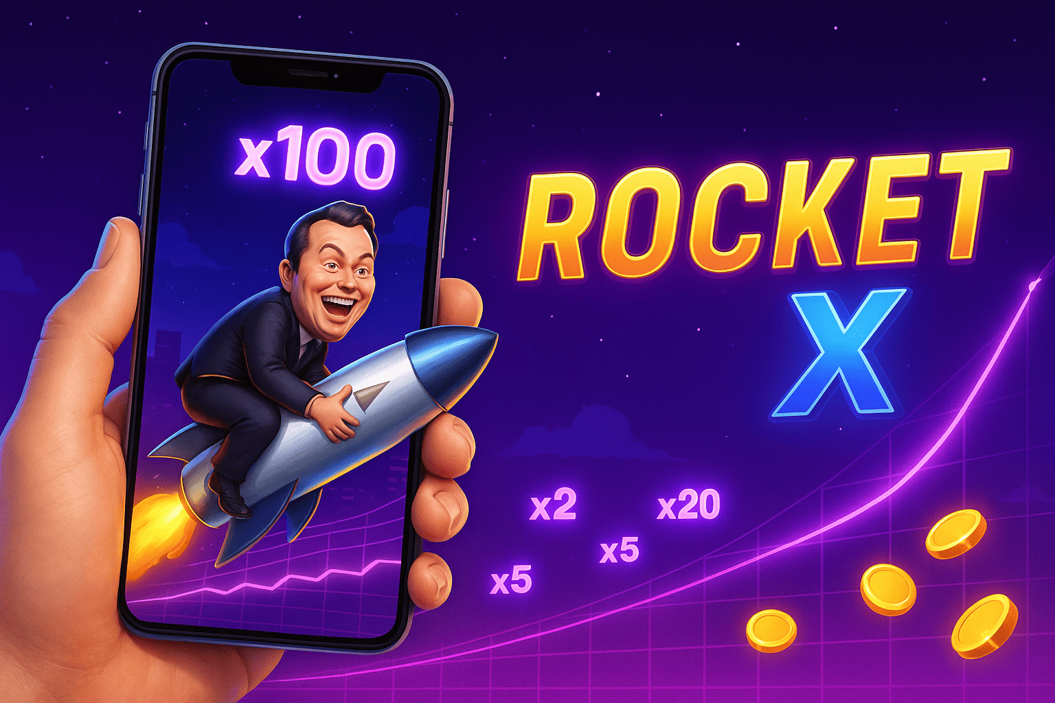 Jugar Rocket X en 1win