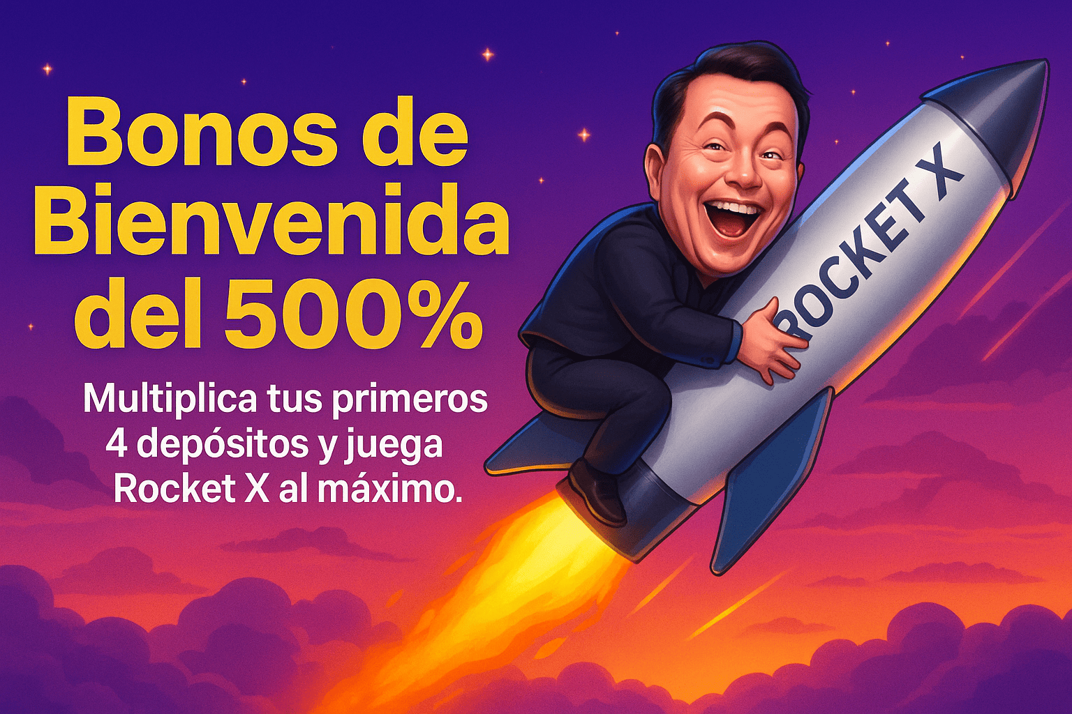 Bonos y Promociones para Rocket X en 1win