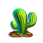Cactus - symbol - 3 hot chillies