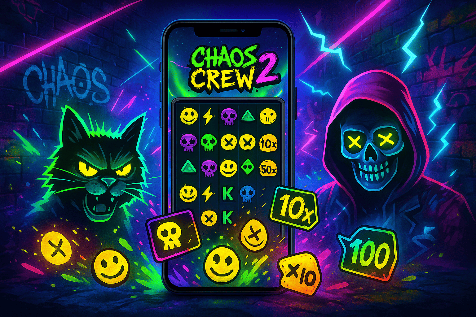 Chaos Crew 2 slot Compatibilidad Móvil