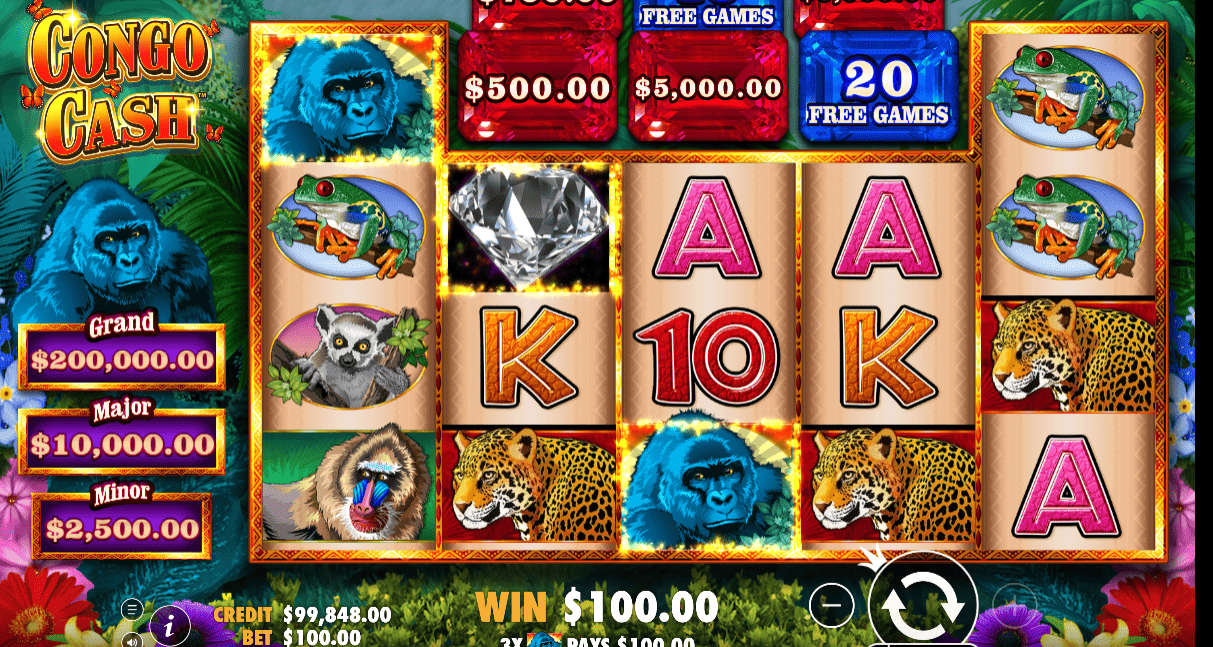 Tragamonedas Congo Cash