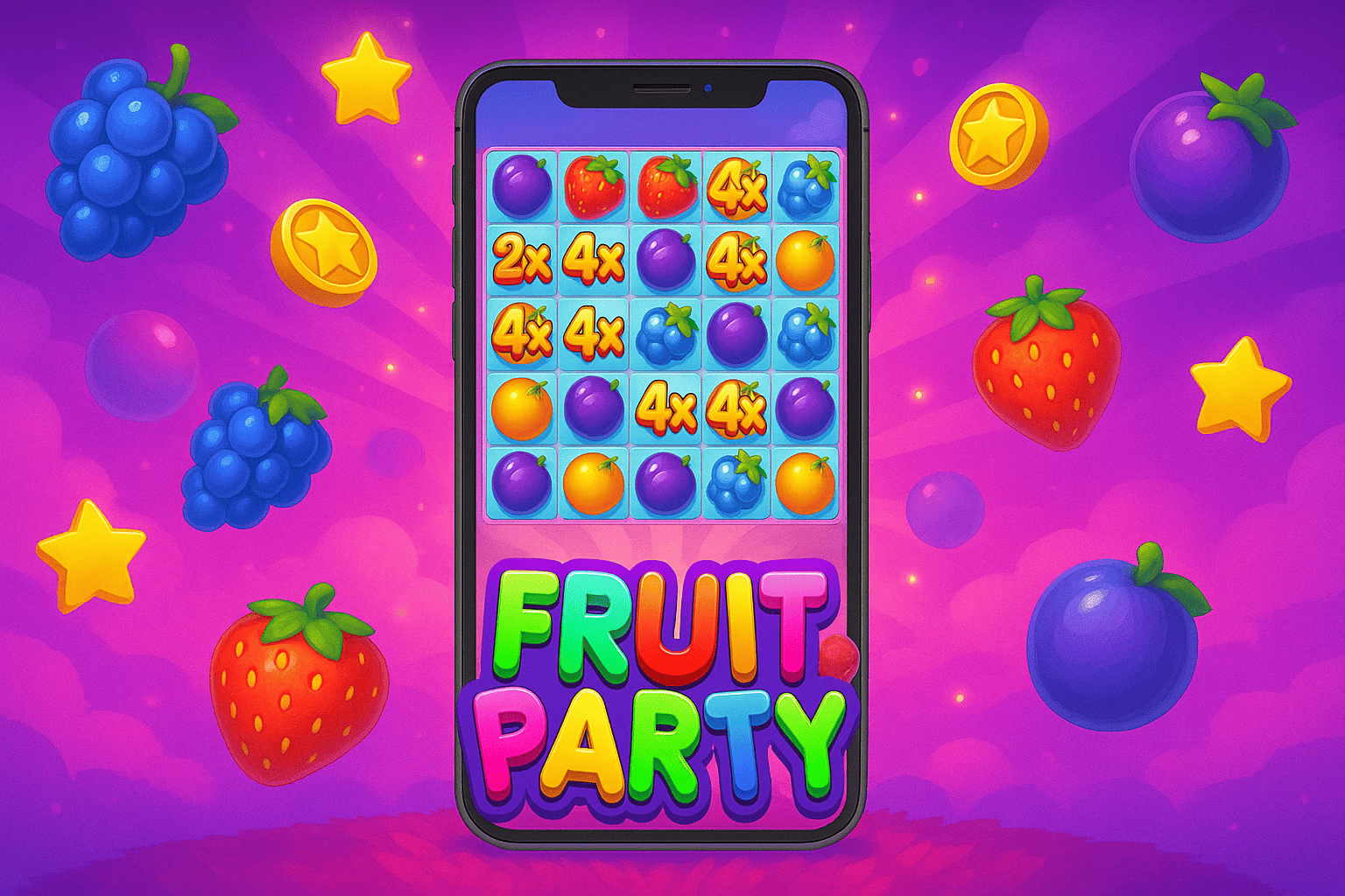 Pragmatic Fruit Party en el celular