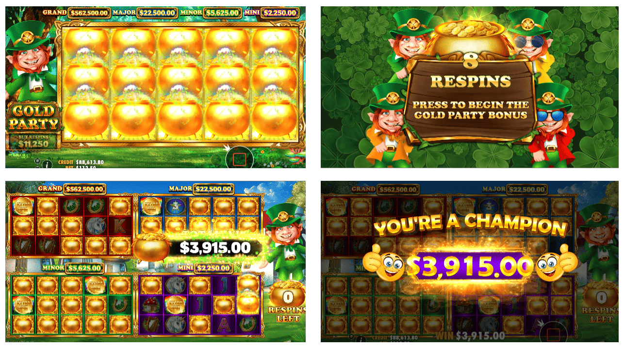 Gold Party bonus