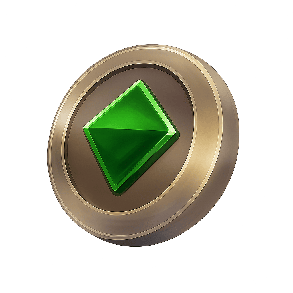 Gema verde - symbol - Pirates' Plenty