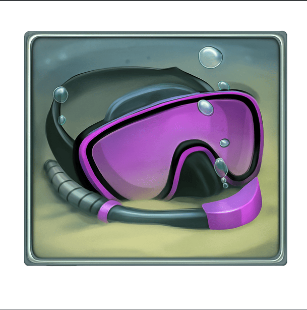Máscara de buceo - symbol - Razor Shark