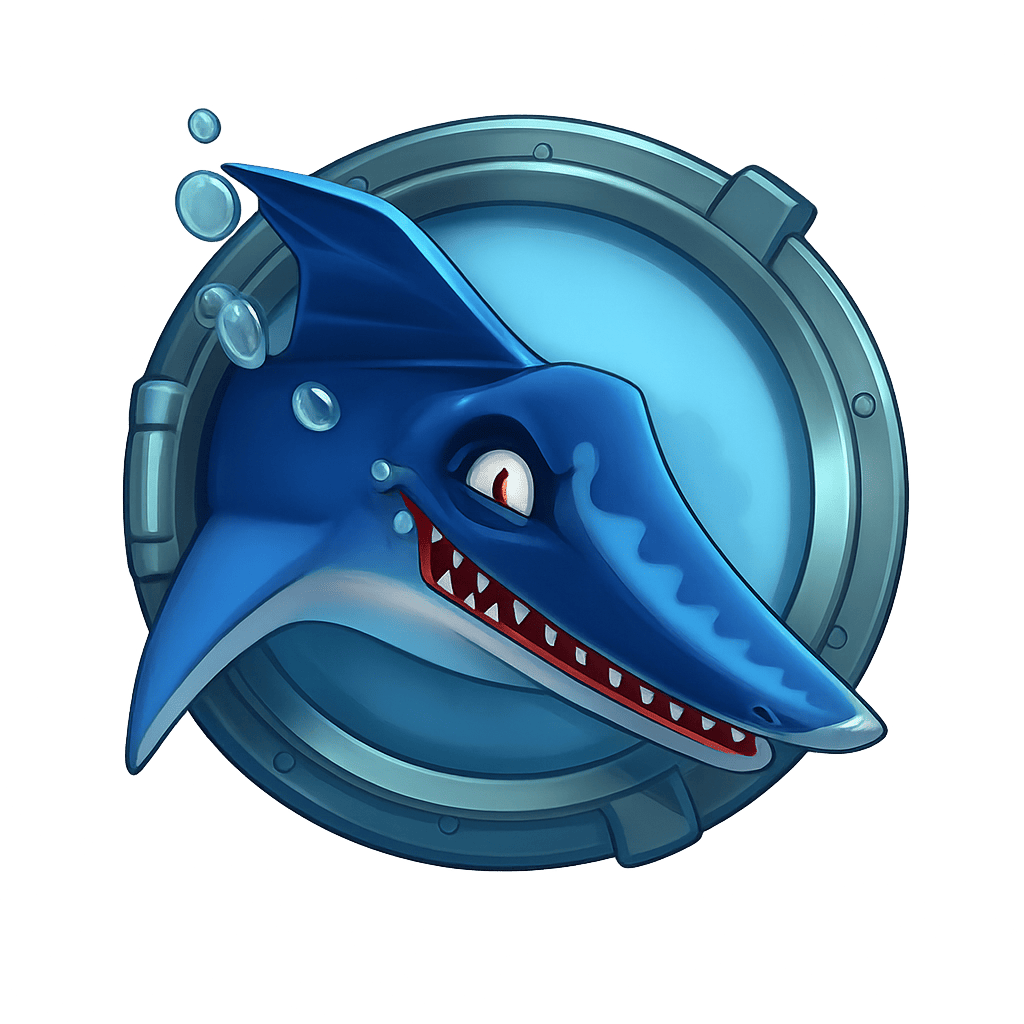 Tiburón azul - symbol - Razor Shark