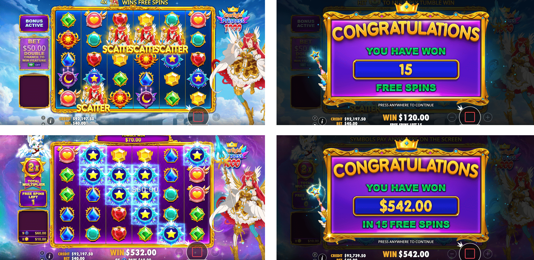 Starlight Princess 1000 juego