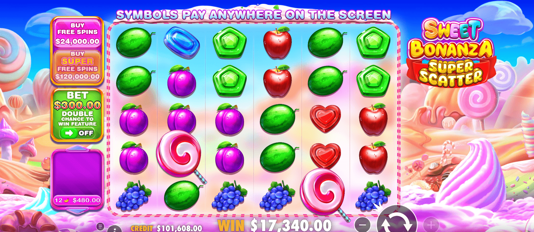 Sweet Bonanza Super Scatter