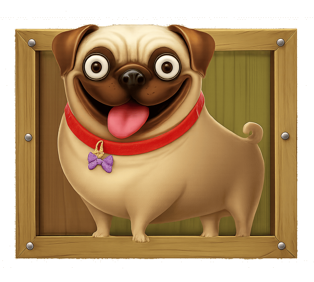 Pug - symbol - The Dog House Megaways