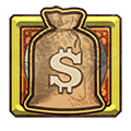 Bolsa de dinero - symbol - Wanted Dead or a Wild