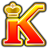 K - símbolo - Wolf Gold